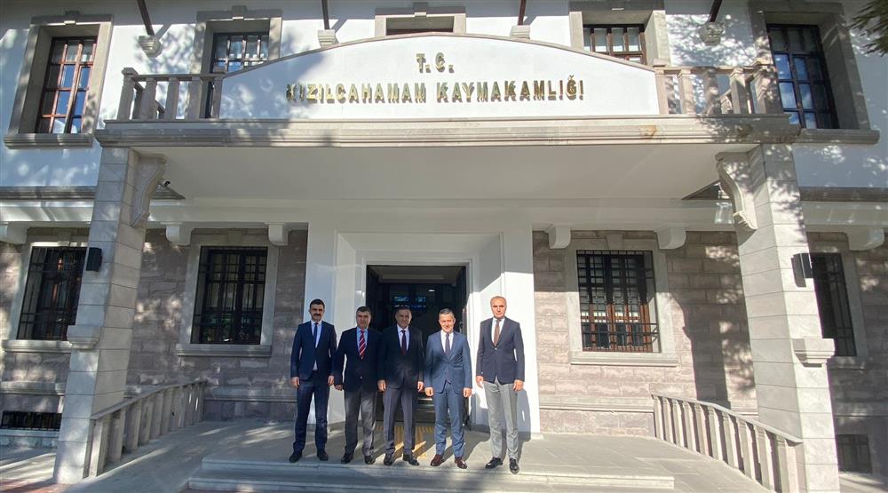 Başkanlığımızca Kızılcahamam Kaymakamı Can AKSOY ve Kızılcahamam Belediye Başkanı Süleyman ACAR’a nezaket ziyaretinde bulunulmuştur.